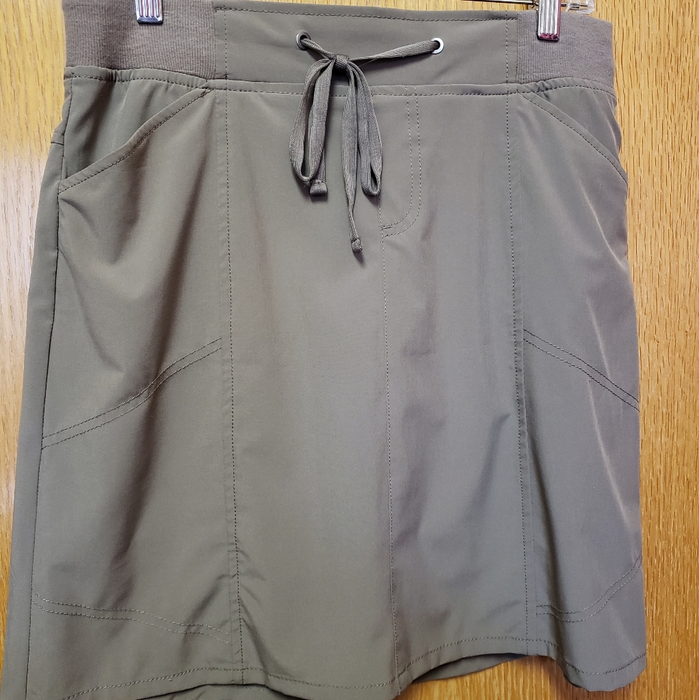Skort Skirt Size 6 Taupe/Tan